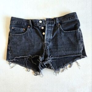 Levi's cutoff jean shorts